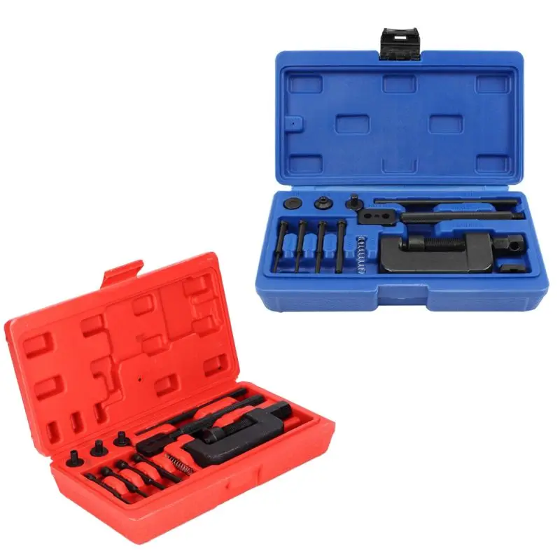 

Motorcycle Bike Chain Cutter Rivet Tool Set Riveting Breaker with Carrying Case Perfect for Motorcycle Dirt-Bike ATV Cam