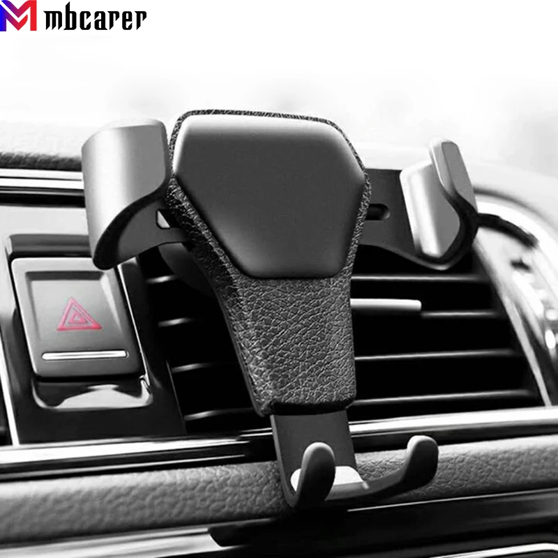 Support de téléphone portable à gravité pour voiture, Clip de ventilation, pour iPhone 11 XS X XR 7 Samsung Huawei