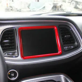 

Red Frame GPS Dashboard Trim For Dodge Challenger Charger 2015-19 Decor
