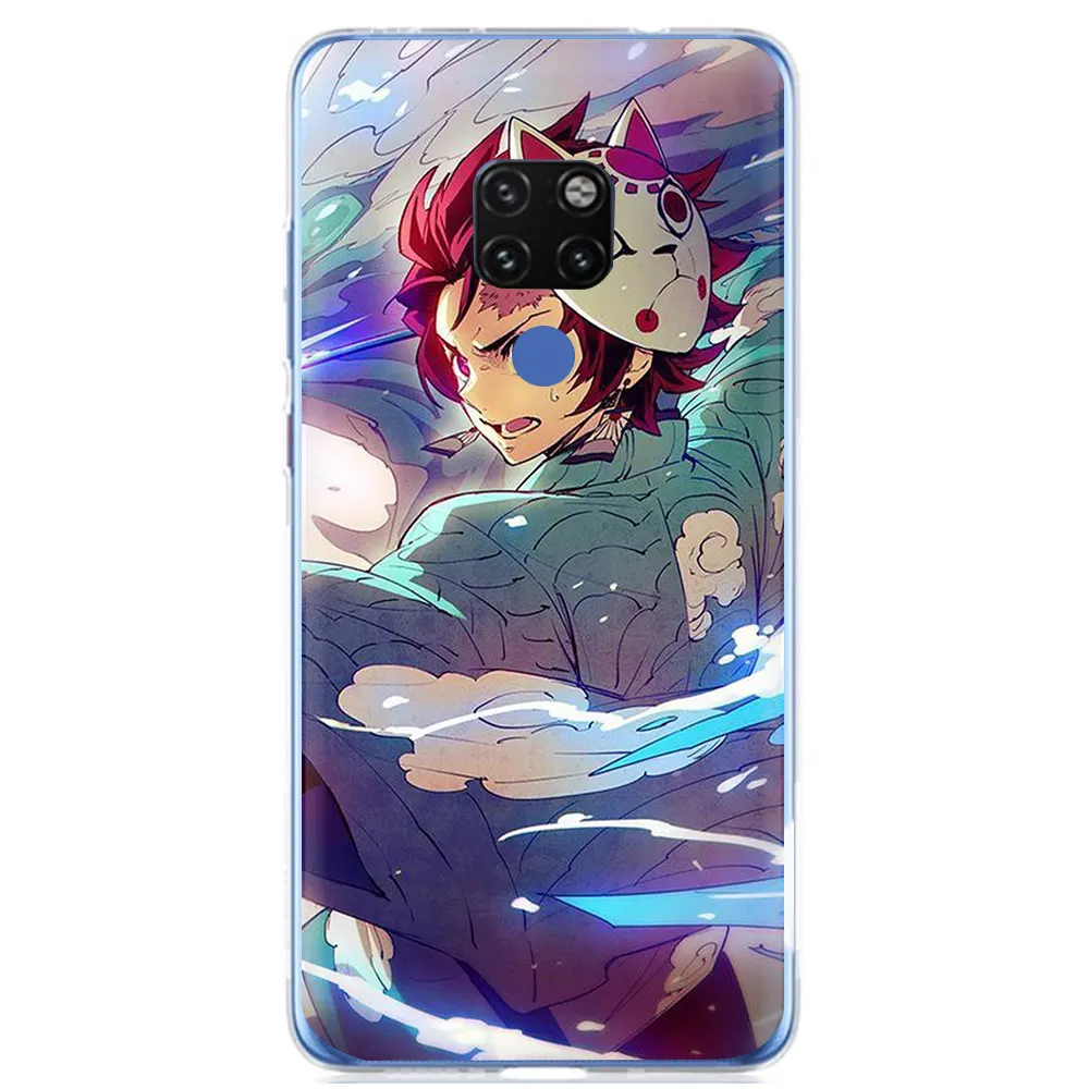 H7 EWAU аниме демон убийца Kimetsu без Yaiba жесткий чехол для телефона для huawei Коврики 10 20 30 Pro Nova 2i 3i 3 5i Lite Y5 6 7 9 Prime - Цвет: H7