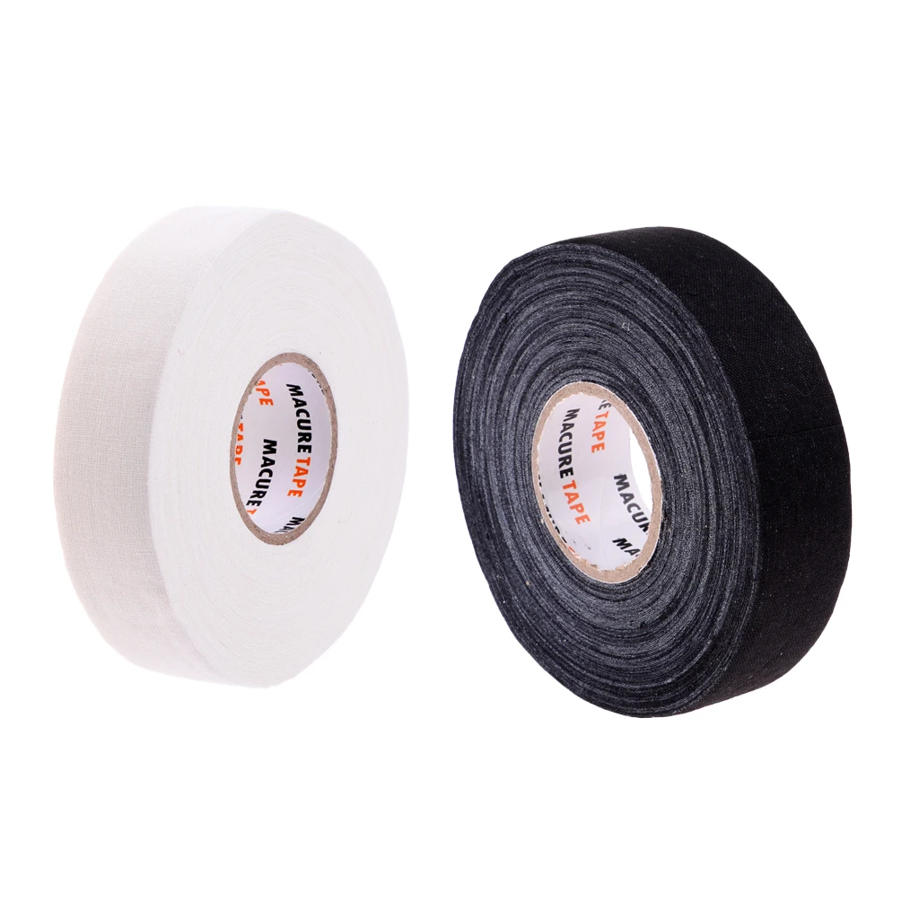 2 Roll Premium Cloth Hockey / Lacrosse Stick Tape Roll, 1 Inch X 25 Yards