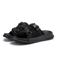 Мужские тапочки; Мужская обувь; летняя Уличная обувь без застежки; противоскользящая обувь; стиль; Модная молодежная красивая обувь