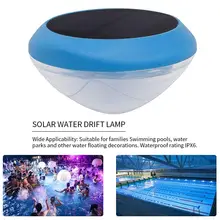 Солнечный водные плавучие лампы Водонепроницаемый декоративный свет для бассейна аквапарк
