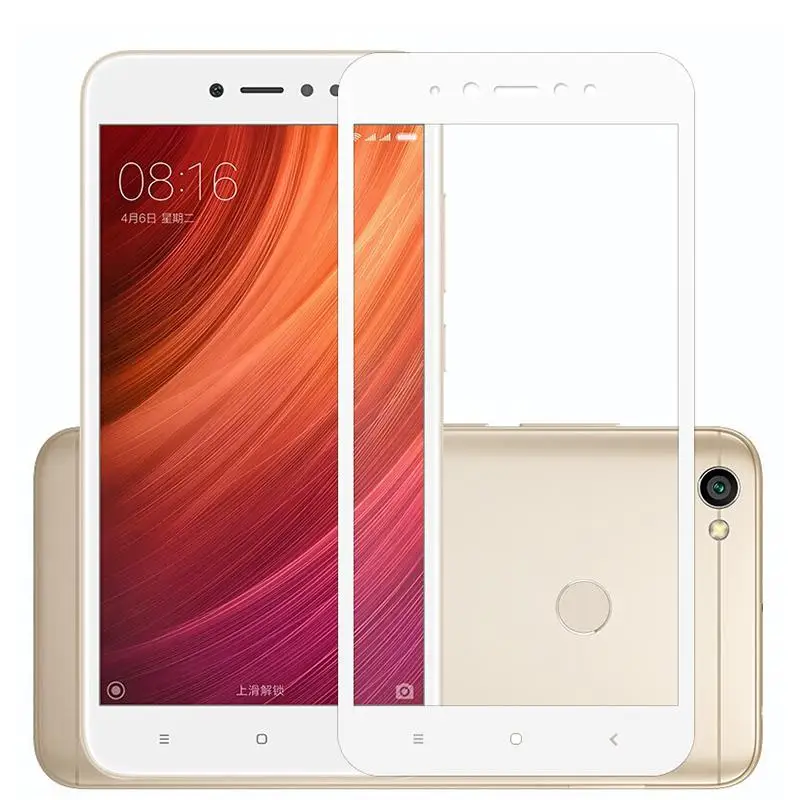 5D изогнутый край полностью покрытый для Xiaomi Redmi Примечание 5A Закаленное стекло