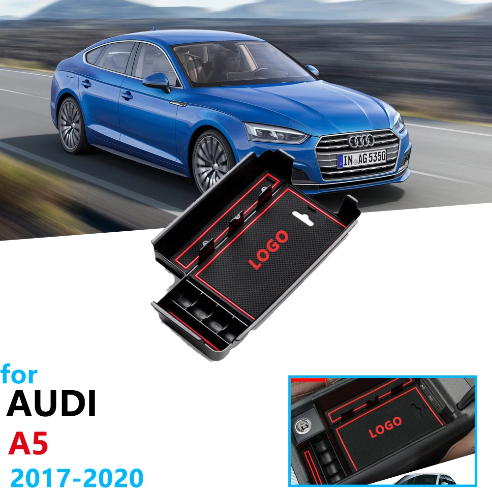 Автомобильный Органайзер аксессуары для Audi A5 A5 F5 RS5 S5 гибкие чехлы из термопластичного полиуретана(RS 5 подлокотник ящик для хранения средства ухода для коробка для монет