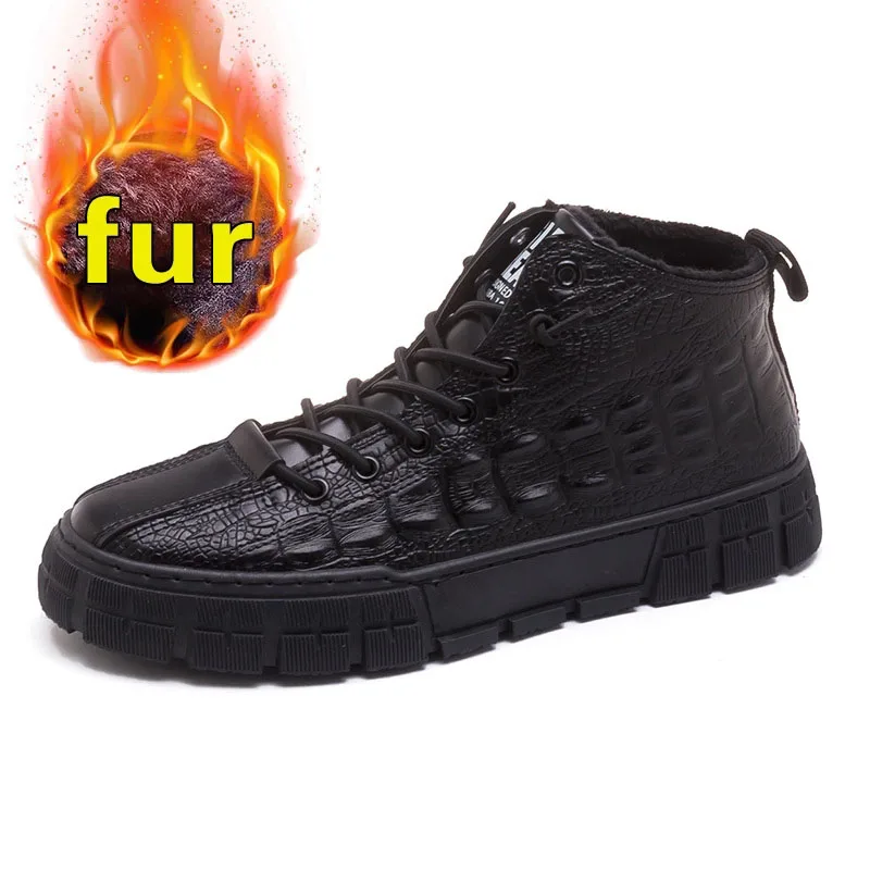 Men Casual Leather Lacoste Shoes Winter 