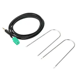 Cable adaptador de entrada de línea de Audio estéreo Aux para coche, MP3 Herramienta de extracción de 3,5mm, para Renault Clio Megane 2005 2011, oferta