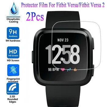 

New 1PC Tempered Glass TPU Screen Protector Film Guard For Fit bit Versa/Fit bit Versa 2 Smart Watch Protector Accessories