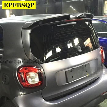 

For Merced-Benz Smart Fortwo Fourfour 453 Spoiler ABS Plastic Unpainted Primer Color Rear Trunk Boot Wing Spoiler