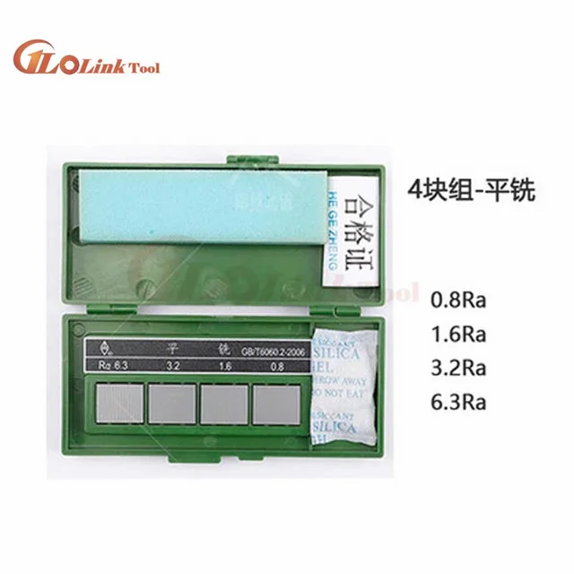 Surface Roughness Comparison Sample Block Notebook Sample 30 Blocks Ra0.0512.5mm Roughness