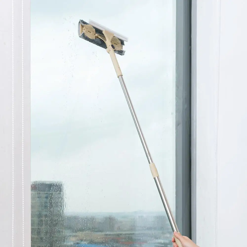 

Window Cleaning Glass Cleaner Brush For Washing Window Squeegee Microfiber Extendable Window Scrubber Cleaning Robot