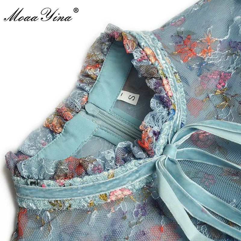 MoaaYina Fashion Designer dress Autumn Women's