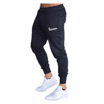 

Hot Men's High quality Brand Men pants Fitness Casual Elastic Pants bodybuilding clothing casual Vespa sweatpants joggers pants