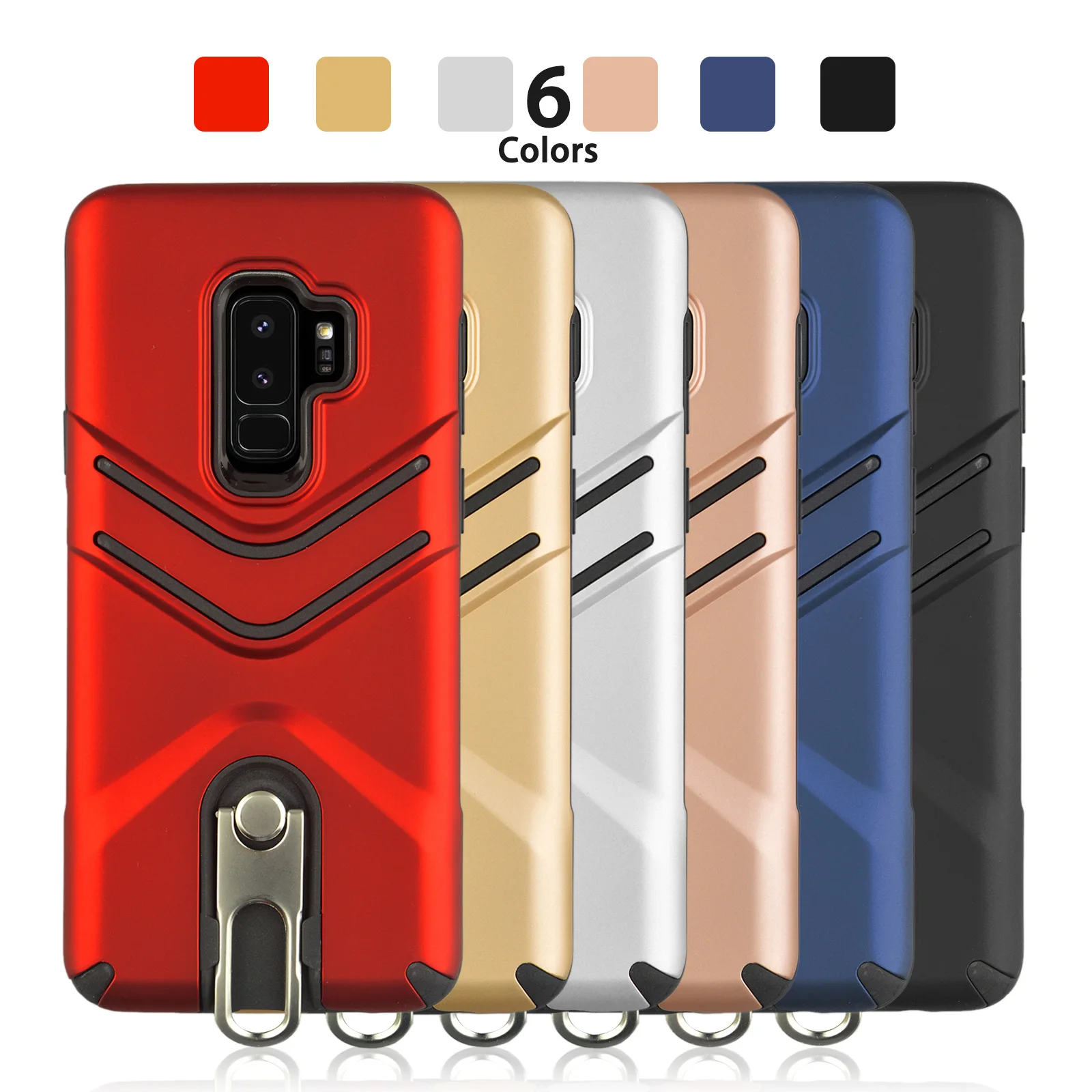 

For Samsung Galaxy S9 S8 Plus S7 Edge Note 8 J7 J5 Pro Prime TPU+PC Hybrid Cover Protective Shell Frosted Hand Touch Transformer