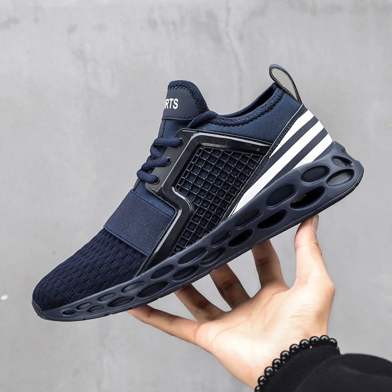 

2019 Spring And Summer MD Sole New Style Fly Woven Trendy Shoes Men's 39-44 Sports Code Versitile Fashion Casual Shoes MEN'S SHO