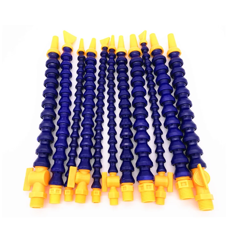 Pneumatic Tube 1/4&ampquot 3/8&ampquot 1/2&ampquot BPS Male Thread Plastic Flexible Water Oil Coolant Pipe Hose for lathe CNC machine |