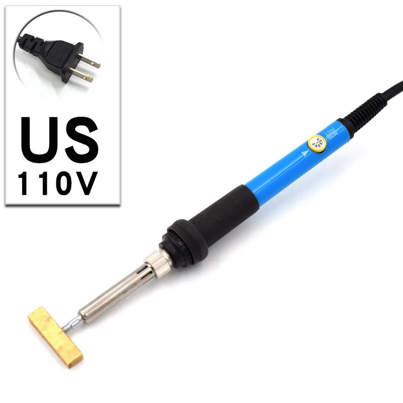 110-220V 60W T-Head Soldering Iron Welding Tool For LCDPixel Repair Ribbon Cable Handle Heat Pencil Welding Repair Tools
