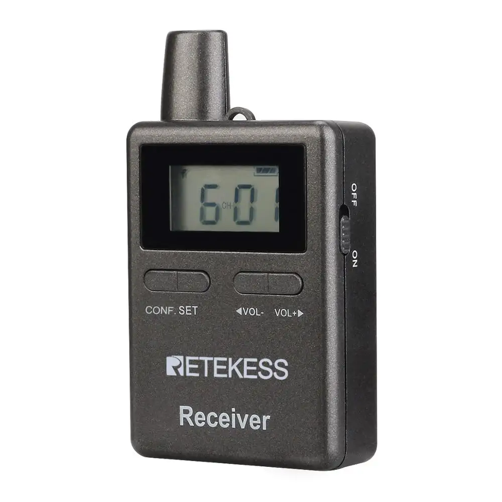 Беспроводной ресивер Retekess TT105 10 шт. 2 4 ГГц для профессиональной системы гида два