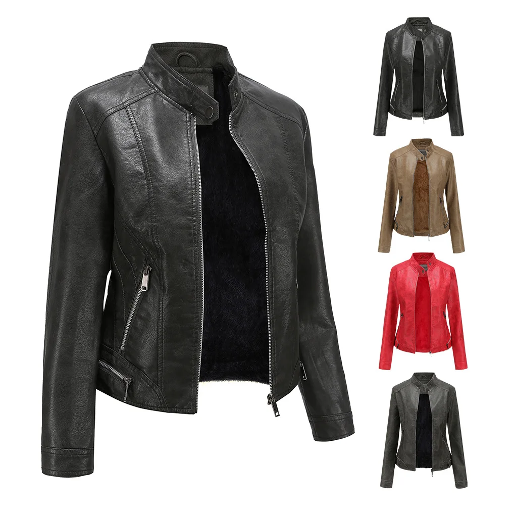 

New Autumn and Winter Wash and Plush Women's Jacket