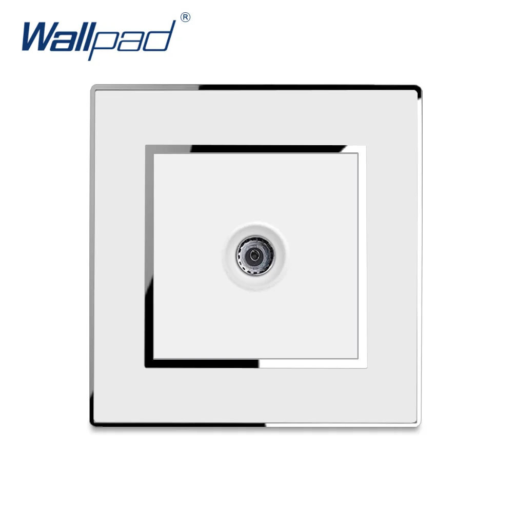 ТВ розетка Wallpad Роскошная настенная электрическая кабельная зеркальная