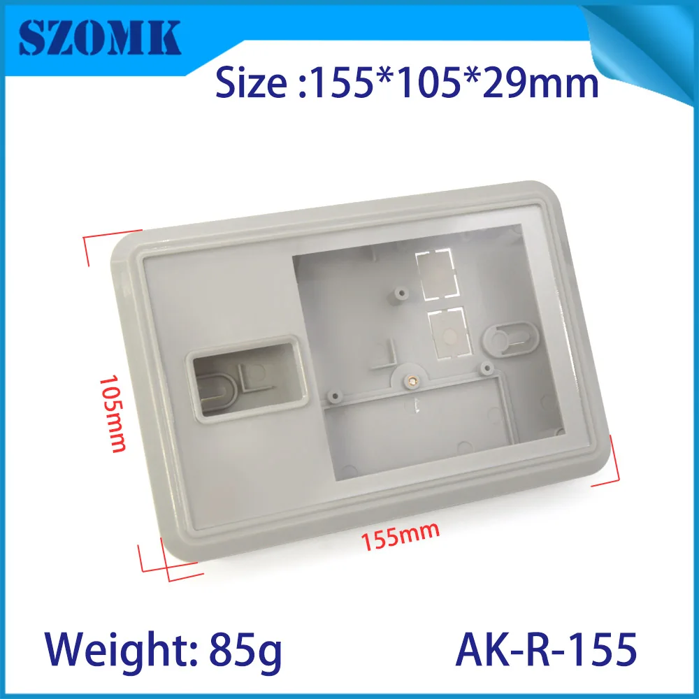 

4 pieces szomk plastic electronic enclosure card reader cabinet access control housing for electronics junction box 155*105*29mm