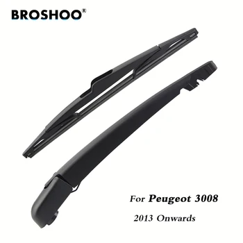 

BROSHOO Car Rear Wiper Blade Blades Back Windscreen Wiper Arm For Peugeot 3008 Hatchback (2013 Onwards) 305mm Auto Styling