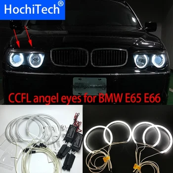 

HochiTech For BMW E65 E66 Alpina B7 pre-facelift Ultra Bright Day Light CCFL Angel Eyes Demon Eyes Kit Warm White Halo Ring