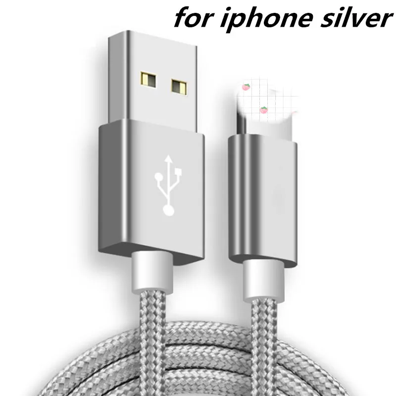 Нейлоновый кабель USB Type C для быстрой синхронизации данных и зарядки 1 5 м Micro 8 Pin