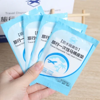

Hot 50PCs Disposable Waterproof Toilet Seat Cover Mat Toilet Paper Pad For Travel Outdoor Camping Bathroom Tools
