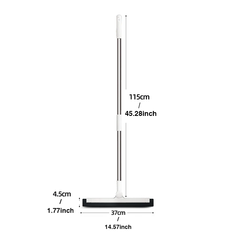 180° Multifunction Magic Broom Magic Floor Wiper Rotatable Wiper Scraper Telescopic Broom Floor Cleaning Tools 