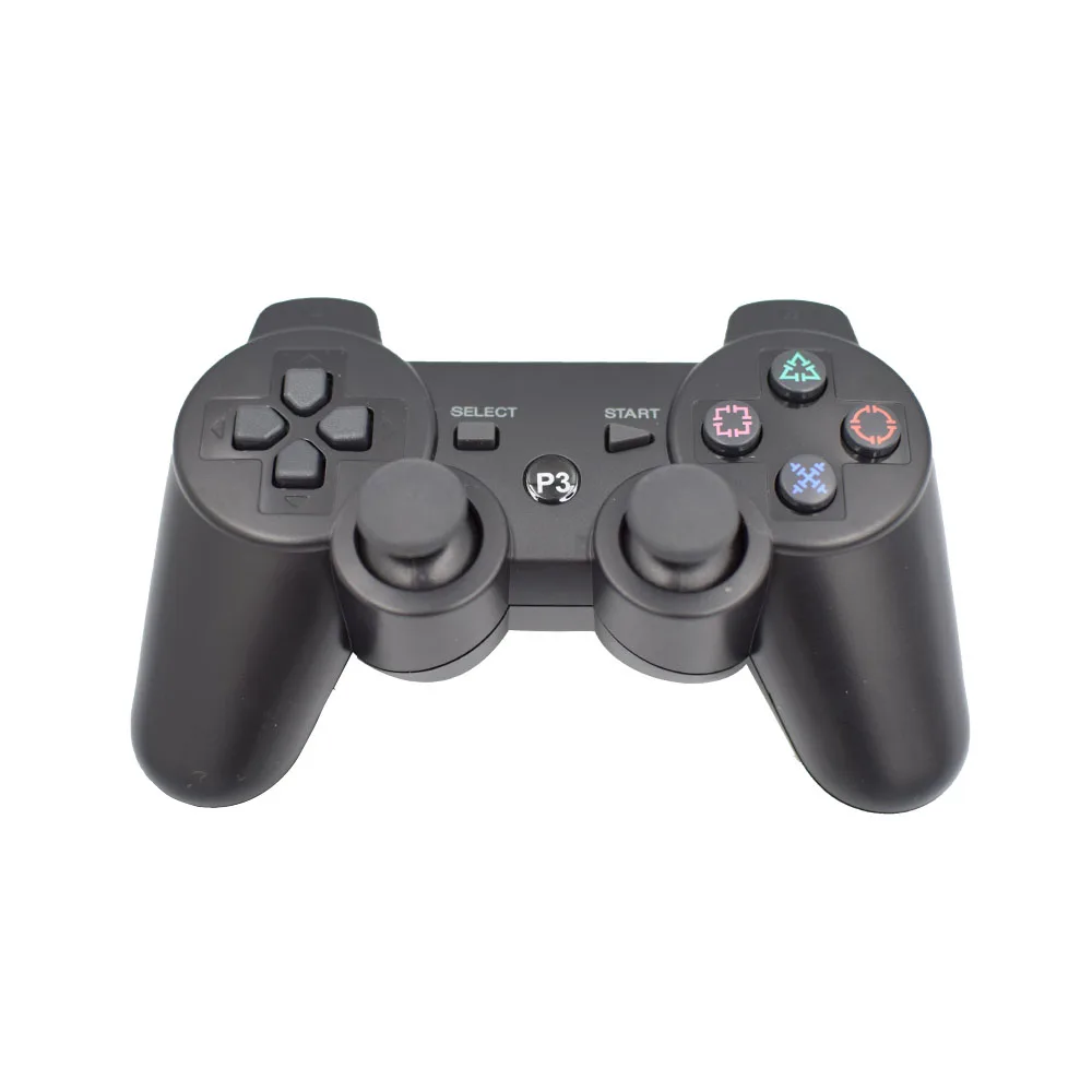 Беспроводной геймпад для PS3 контроллер Bluetooth консоль для sony PS3 геймпад для Playstation 3 контроллер для Dualshock 3 джойстик - Цвет: BLACK