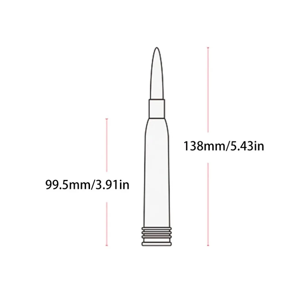 Автомобильная Модифицированная декоративная антенна для крыши, Модифицированная Антенна в виде патрона, антенна для внедорожника, декоративная антенна для крыши