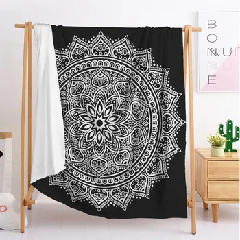 

new Bohemian pattern export Large and small size throwing blanket sleeping blanket flannel blanket noble and elegant bedding