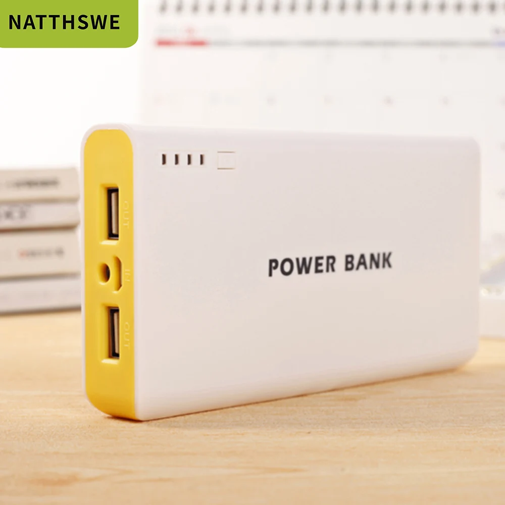 NATTHSWE, 30000 мА/ч, портативное зарядное устройство, 30000 мА/ч, Внешнее зарядное устройство, usb type C, для телефона xiaomi HUAWEI - Цвет: Цвет: желтый
