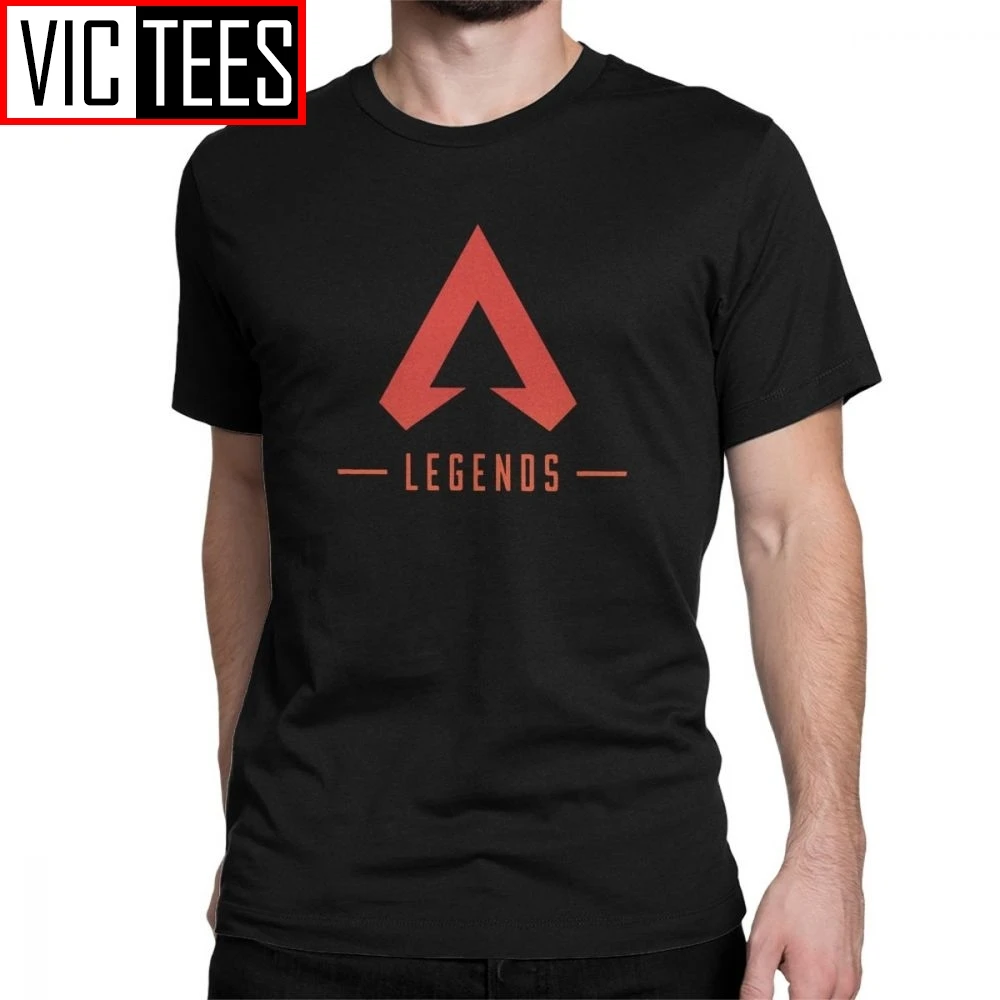 Мужская Винтажная Футболка Apex футболка Mobile Legends Merch Icon Красная из хлопка одежда