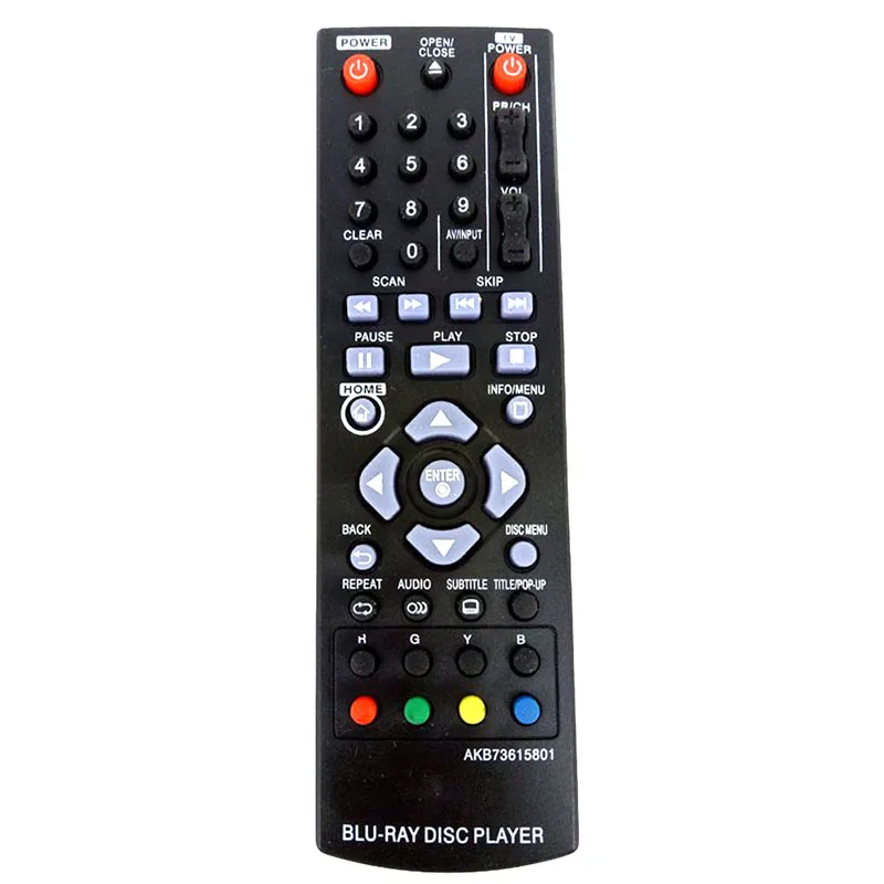 Новый пульт дистанционного управления AKB73615801 для LG Blu Ray DVD проигрыватель BP220 BP320