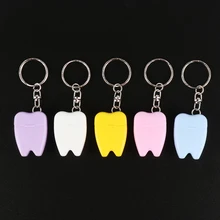 Случайный цвет 15 м портативная зубная нить чистый брелок для ключей зубочистка нейлоновая проволока гигиена полости рта очиститель путешествия