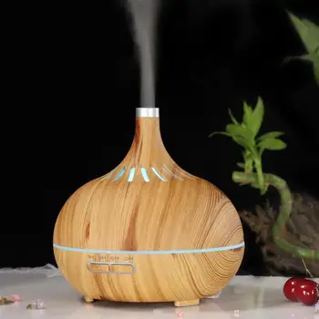 

400ml 2h/4h Timing WiFi Ultrasonic Air Diffuser Humidifier Essential oil Aromatherapy Cool Mist Maker with LED Lamp for home