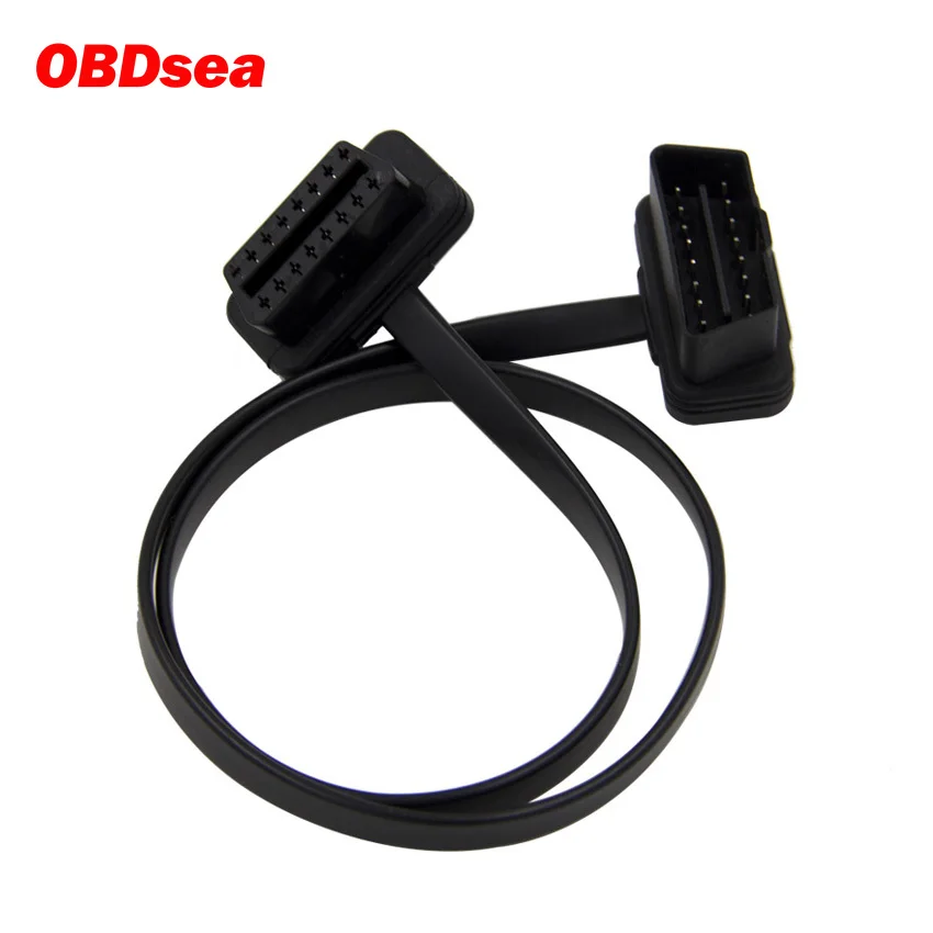 

60CM 16Pin OBDII OBD 2 OBD2 Extension Cable Connector Diagnostic-Tool ELM327 Adapter obd2 male to female extension cable