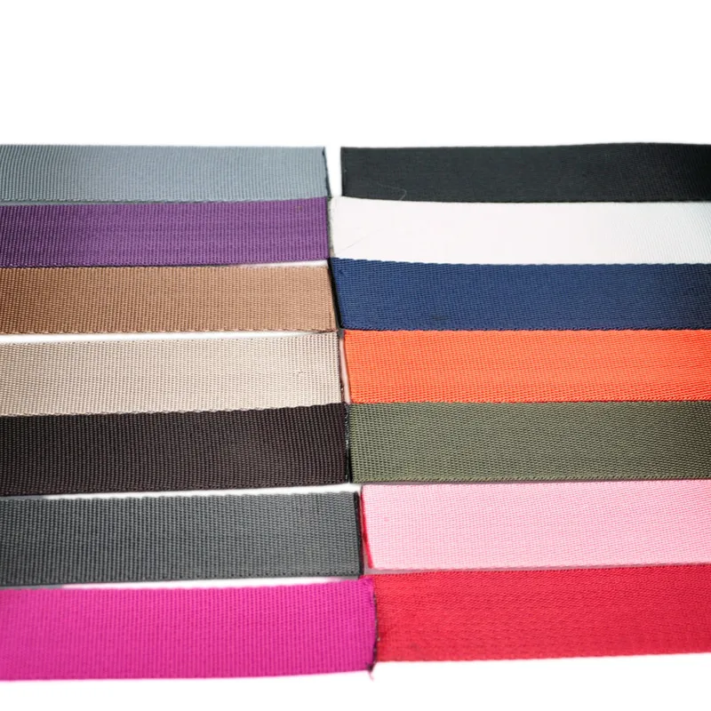 1"(25mm) 5meters High Quality Nylon Canvas Ribbon Belt Bag Webbing Nylon Webbing Knapsack Strapping Sewing Bag Belt Accessories