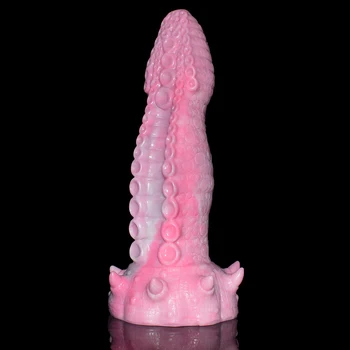 Silicone Realistic Octopus Tentacles Animal Dildo For Men Women Penis With Suction Cup Big Anal Plug Adult Sex Toys For Women 6