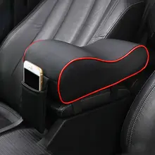 Автомобиль Интерьер ПУ кожа памяти пены центр консольный ящик подлокотник подушка