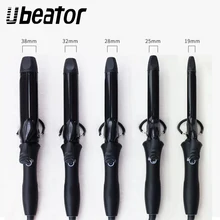 hair curler 19 25 28 32 38mm professional curling iron curl wave machine black white ceramic glaze pear flower cone electric