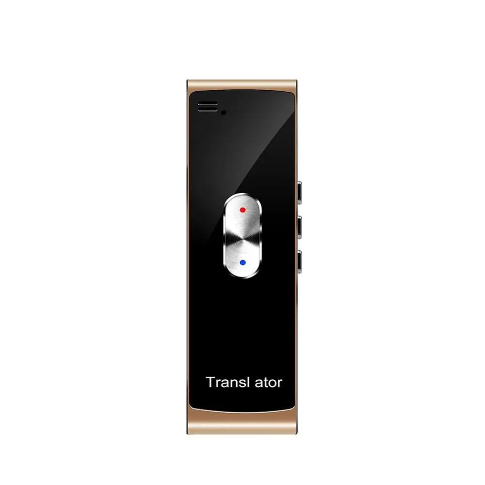 Интеллектуальный переводчик языка Bluetooth Смарт-ноутбук в режиме реального времени переводчик для путешествий и встреч голосовой переводчик - Цвет: Brown