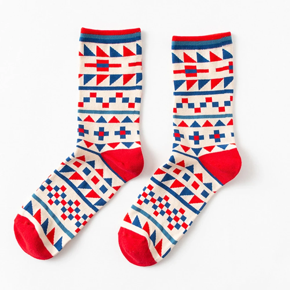 

Printed Cute Socks Sweat Absorption Casual Elastic Spring/Autumn Long Wear Resistant Socks Floor Sock