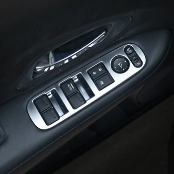 

Fit For Honda HRV HR-V VEZEL 2015 2016 2017 Chrome Arm Rest Window Switch Panel Cover Trim Frame Bezel Styling Garnish Molding