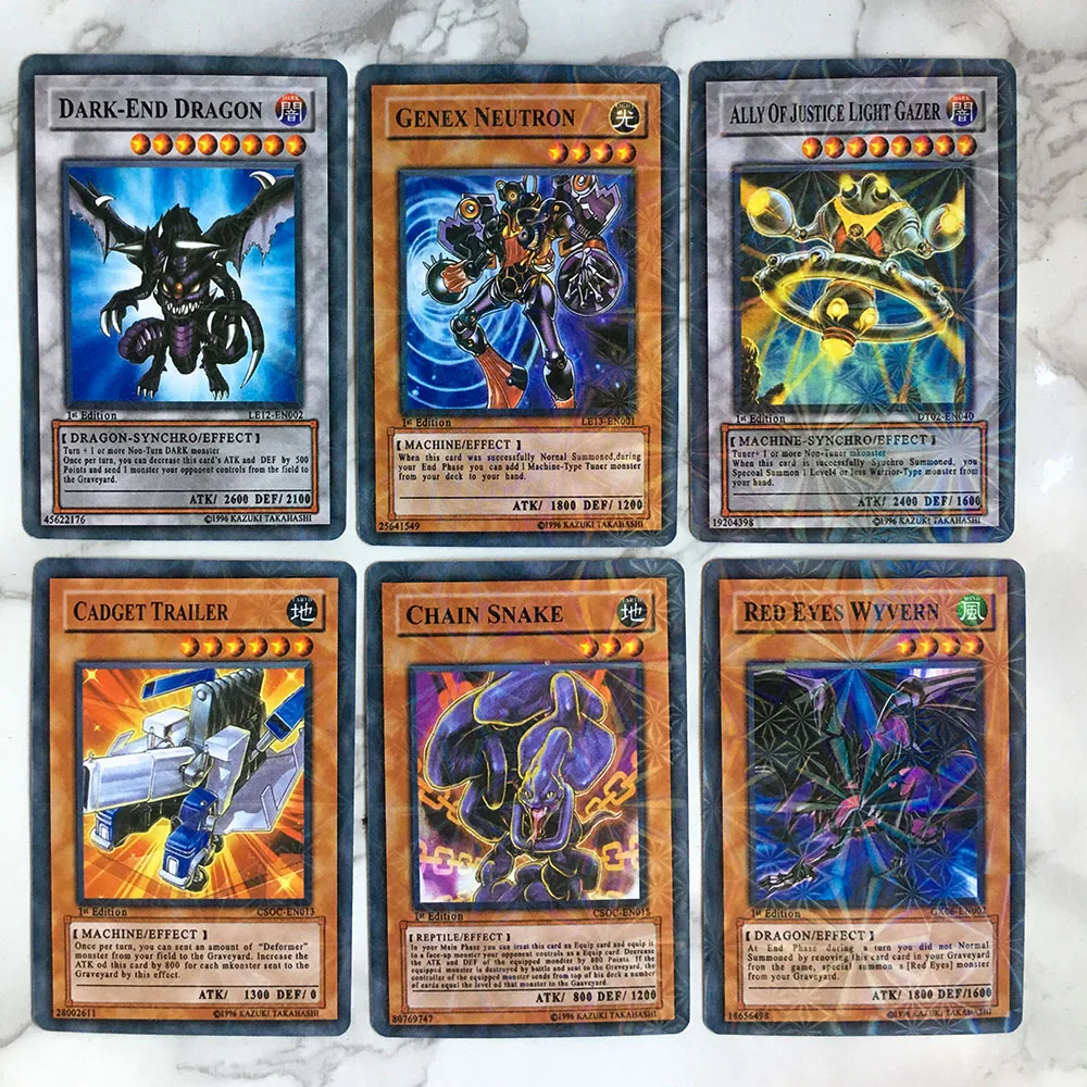 Takara Tomy 288 шт. Yu Gi Oh английские карты настольная игра детские игральные коллекция