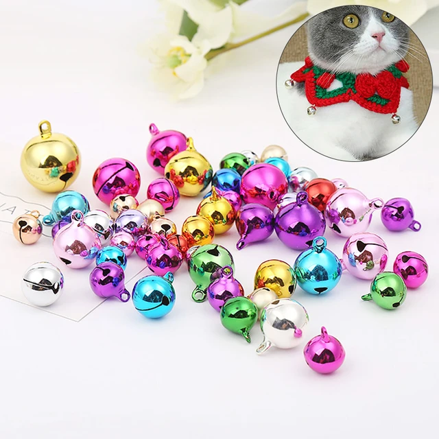 50Pcs 6 8 10mm Copper Craft Bells Multi-color Christmas Bells Jingle Bells  for Jewelry Ornaments Holiday Home Party Decoration - AliExpress