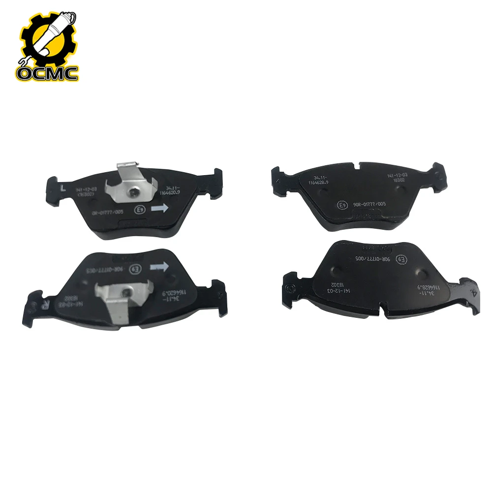 Front Disc Brake Pads 34116761280 4 Pieces For BMW E39 5 Series 528i