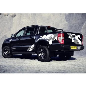 

car decals car body tail door Geometry graphic Vinyl car sticker fit for ford ranger 2012 2013 2014 2015 2016 2017 2018 2019